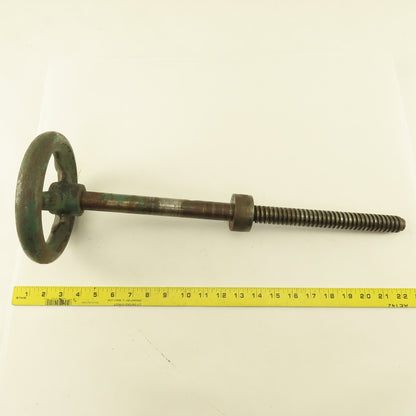 J.T. Towsley Antique Band Saw Hand Crank Table Adjustment