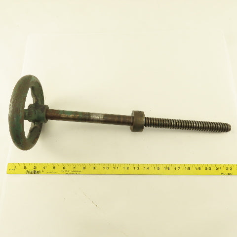 J.T. Towsley Antique Band Saw Hand Crank Table Adjustment