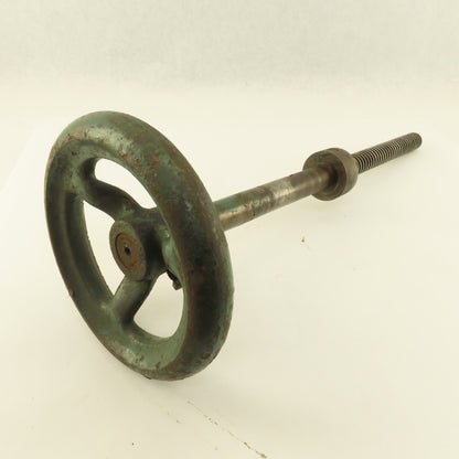 J.T. Towsley Antique Band Saw Hand Crank Table Adjustment