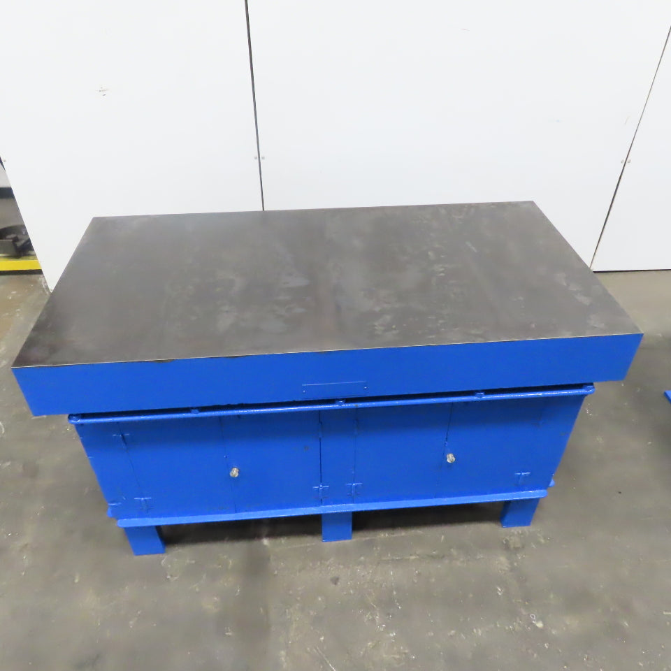30" x 60" Cast Iron Webbed Layout Assembly Table 1/2" Machined  Top