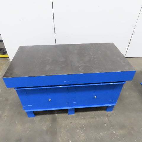 30" x 60" Cast Iron Webbed Layout Assembly Table 1/2" Machined  Top