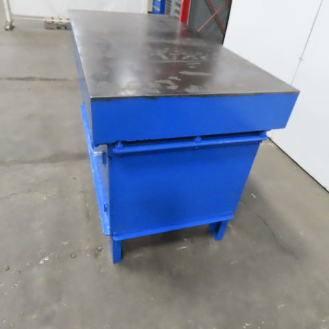 30" x 60" Cast Iron Webbed Layout Assembly Table 1/2" Machined  Top