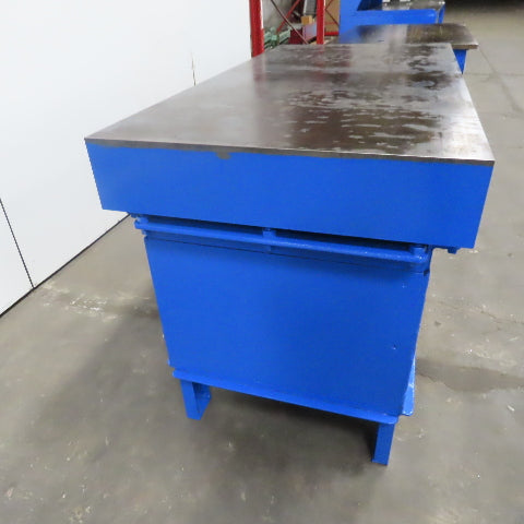 30" x 60" Cast Iron Webbed Layout Assembly Table 1/2" Machined  Top