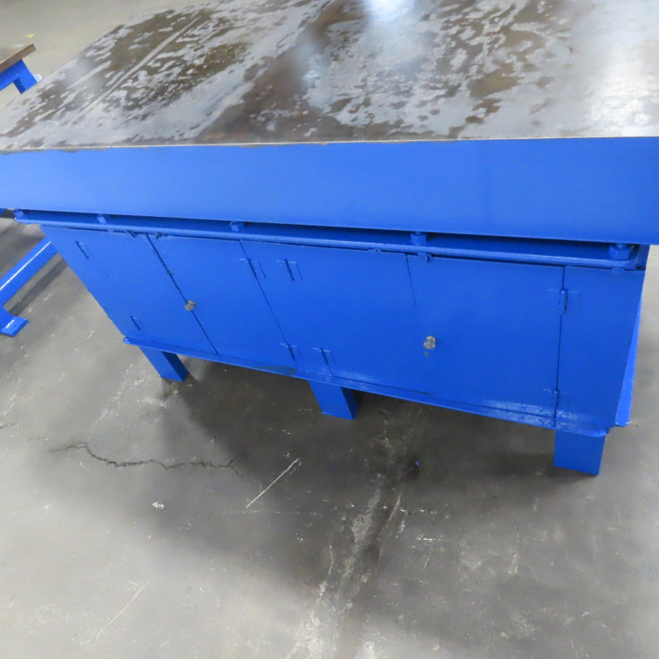 30" x 60" Cast Iron Webbed Layout Assembly Table 1/2" Machined  Top