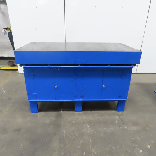 30" x 60" Cast Iron Webbed Layout Assembly Table 1/2" Machined  Top