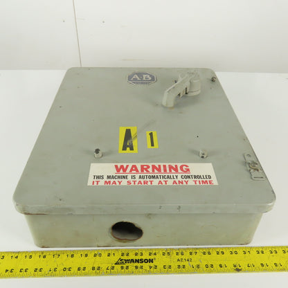 Allen Bradley Bul 716 208V 15Hp 3Ph Size 2 Manual Reversing Motor Starter Parts
