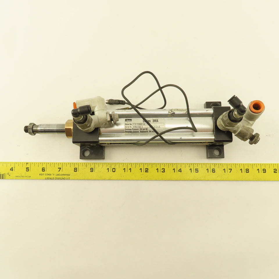 Parker CC3MA3U14AC 1-1/2" Bore 5" Stroke Double Acting Air Cylinder