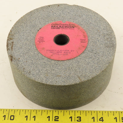 Cincinnati Milacron 29A80-L6-VFM 6Y 5" Dia.  x 2" Wide Grinding Wheel 4202 Rpm