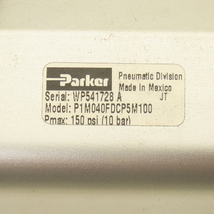 Parker P1M040FDCP5M100 40mm bore 100mm Stroke Double Acting Air Cylinder