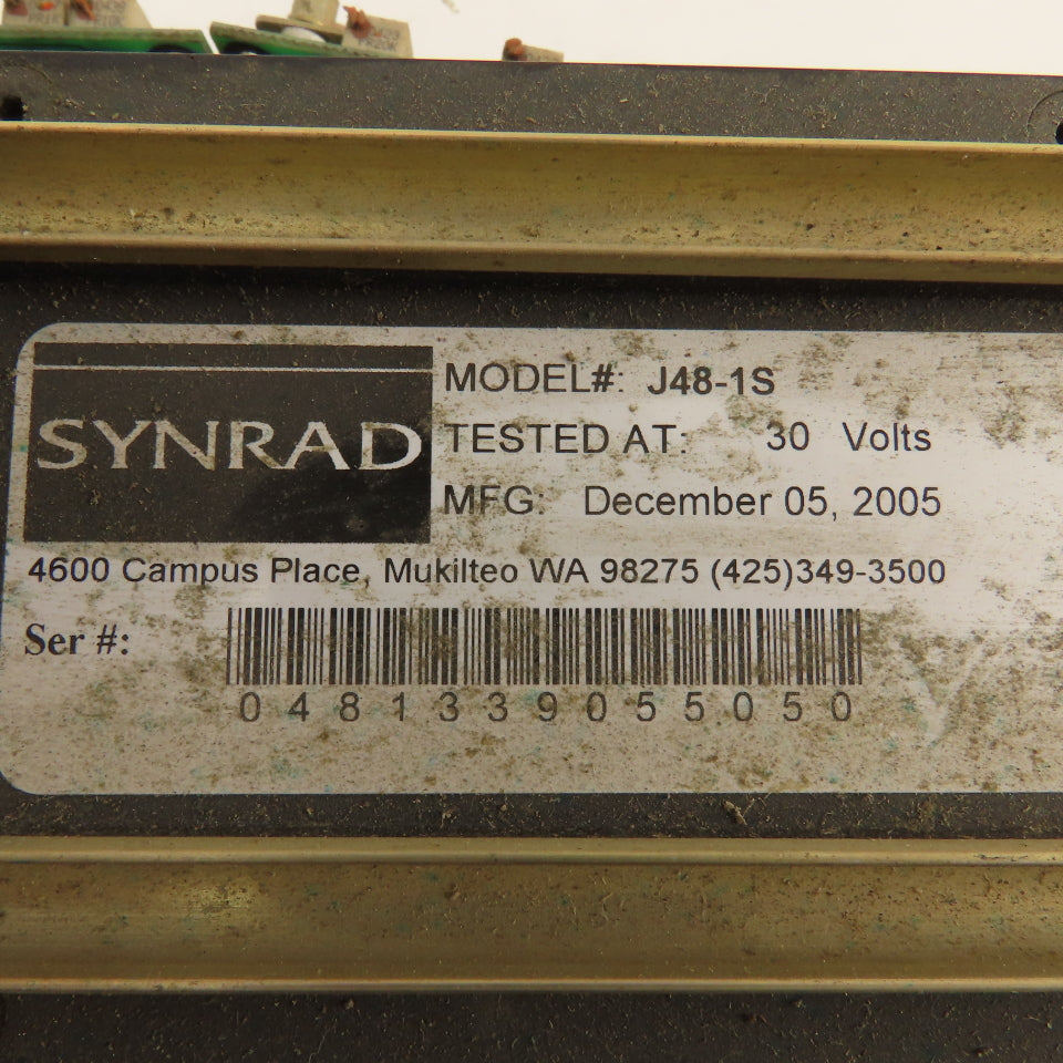 Synrad J48-1S 30W Carbon Dioxide Laser W/ Videojet Control Parts