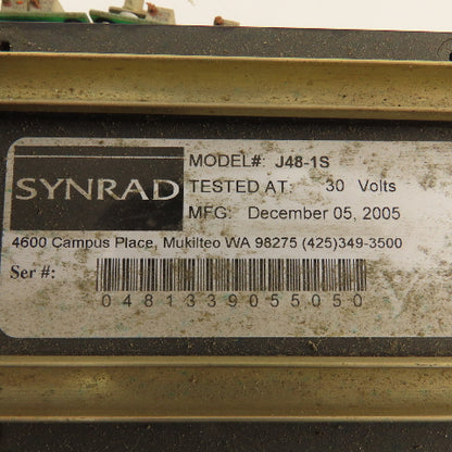 Synrad J48-1S 30W Carbon Dioxide Laser W/ Videojet Control Parts