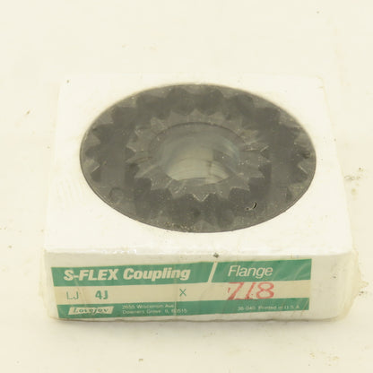 LoveJoy 4J Flange Type Fixed Bore Sleeve Coupling Flange, Bore 7/8" Dia Lot of 3