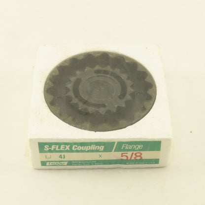 LoveJoy 4J Flange Type Fixed Bore Sleeve Coupling Flange, 5/8" ID Dia Lot of 3