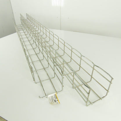 Cablofil 4"x 4" Wire Mesh Cable Tray 2 Pieces 48" & 75" Long Lot of 2
