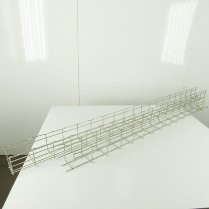 Cablofil 4"x 4" Wire Mesh Cable Tray 2 Pieces 48" & 75" Long Lot of 2