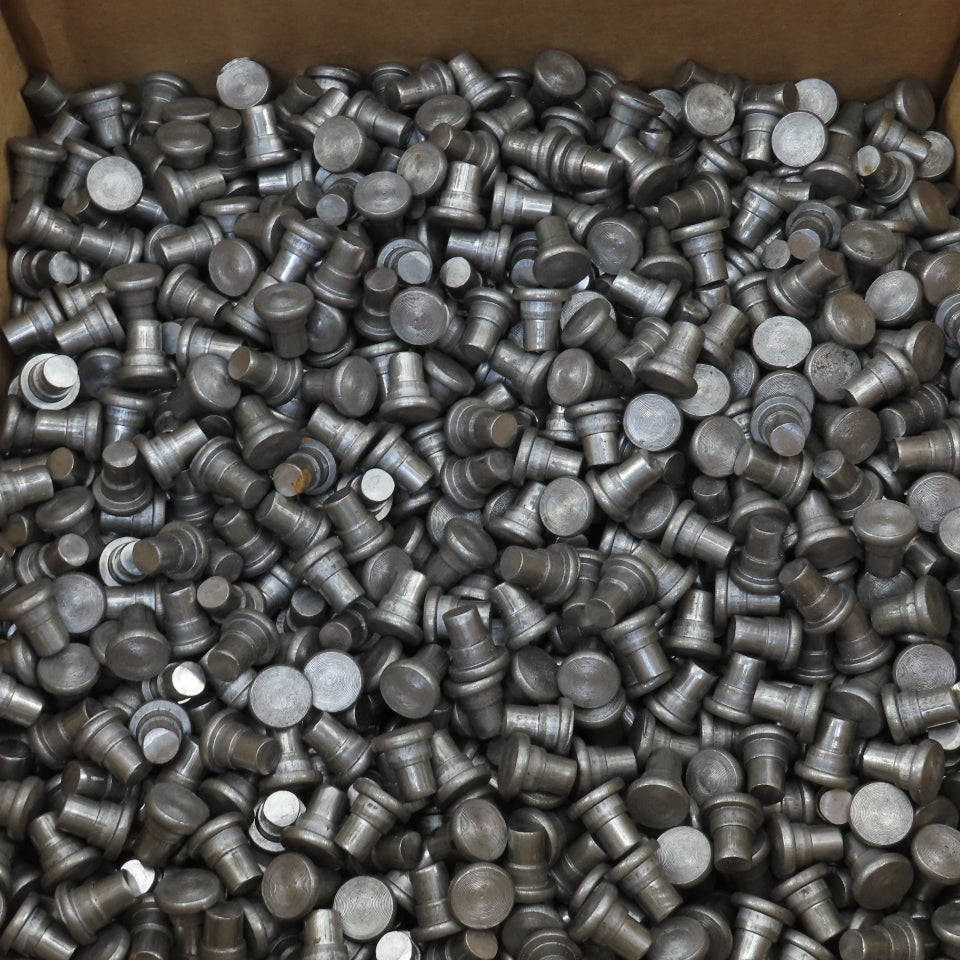 3/8" Body Diam. Solid Steel Rivet 7/16" Length Under Head Lot Of 1600+