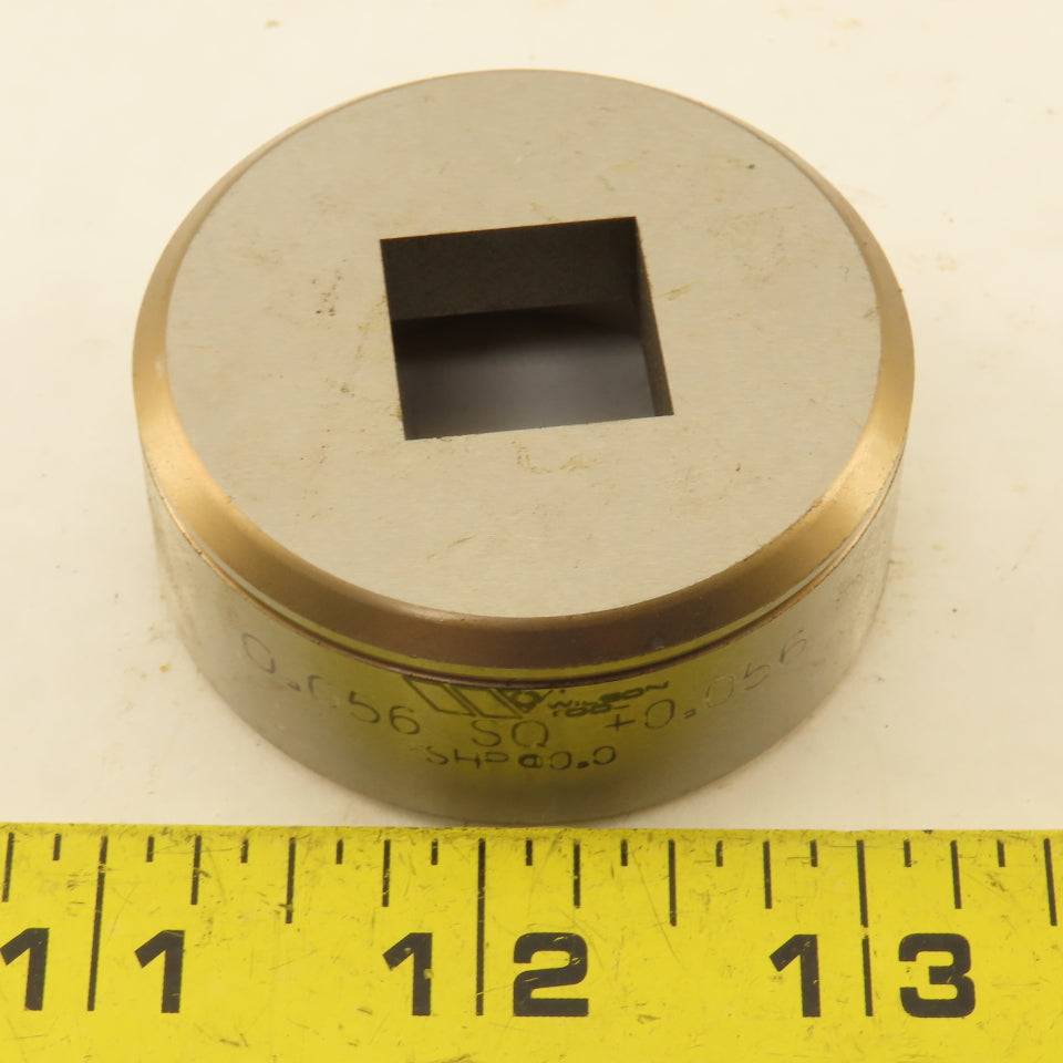 Wilson Tool 0.656 Square +0.056 Sheet Metal Die