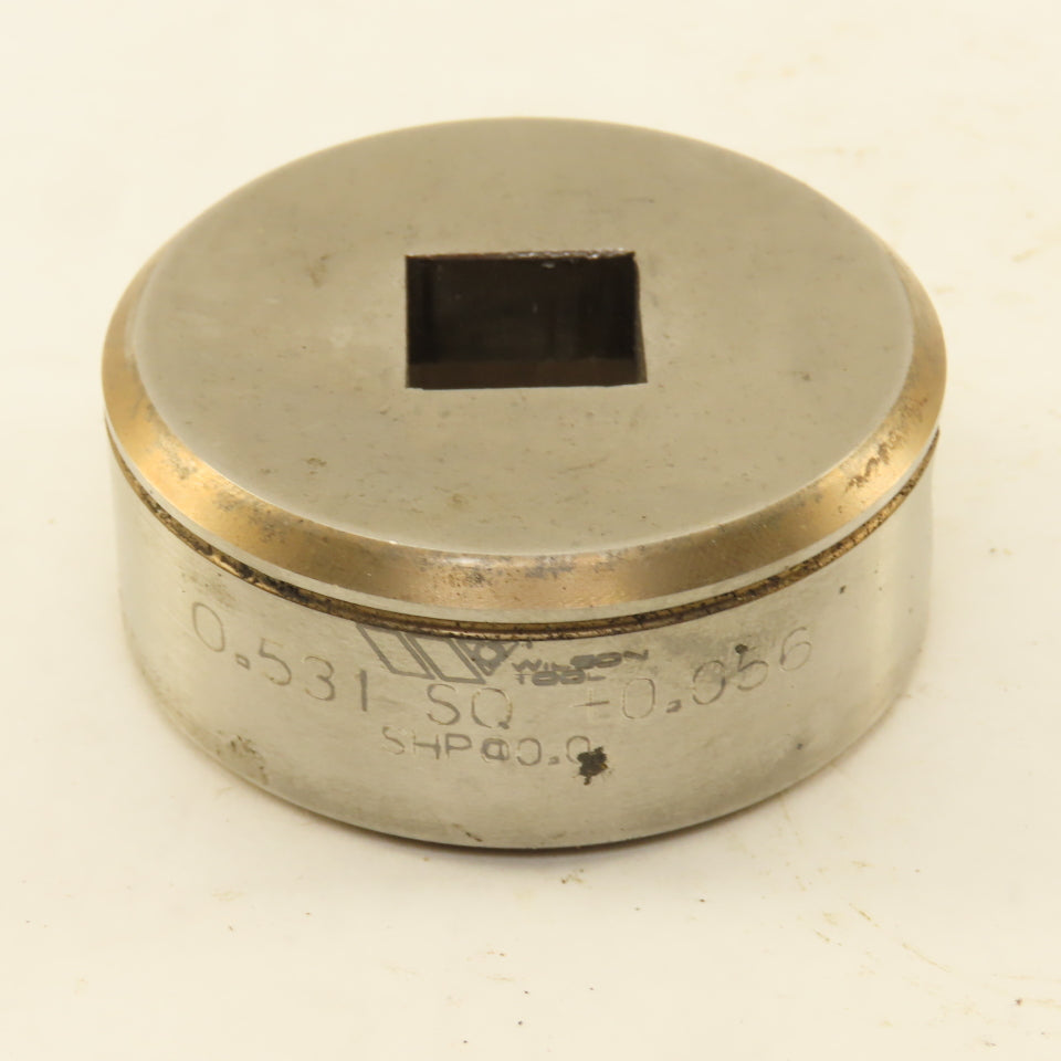 Wilson Tool 0.531 Square +0.056 Sheet Metal Die