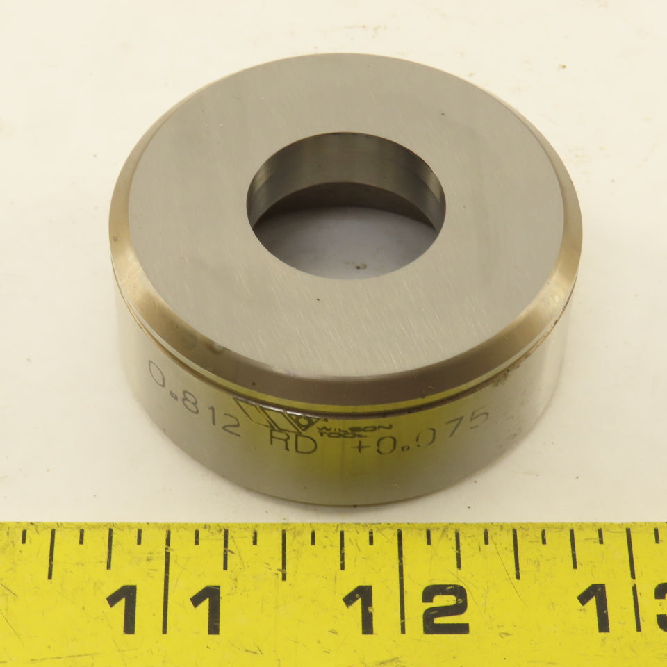 Wilson Tool 0.812 Round +0.075 Sheet Metal Die