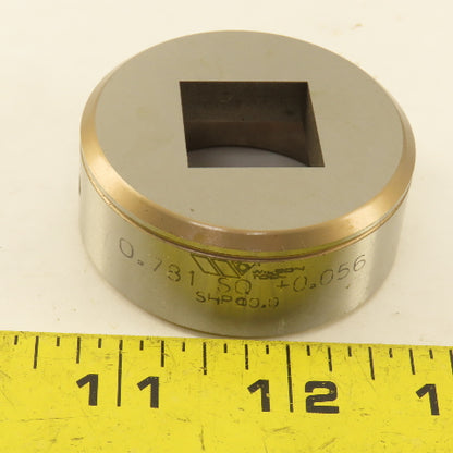 Wilson Tool 0.781 Square +0.056 Sheet Metal Die
