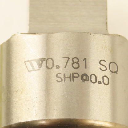Wilson Tool 0.781 Square Sheet Metal Punch 1" Shank