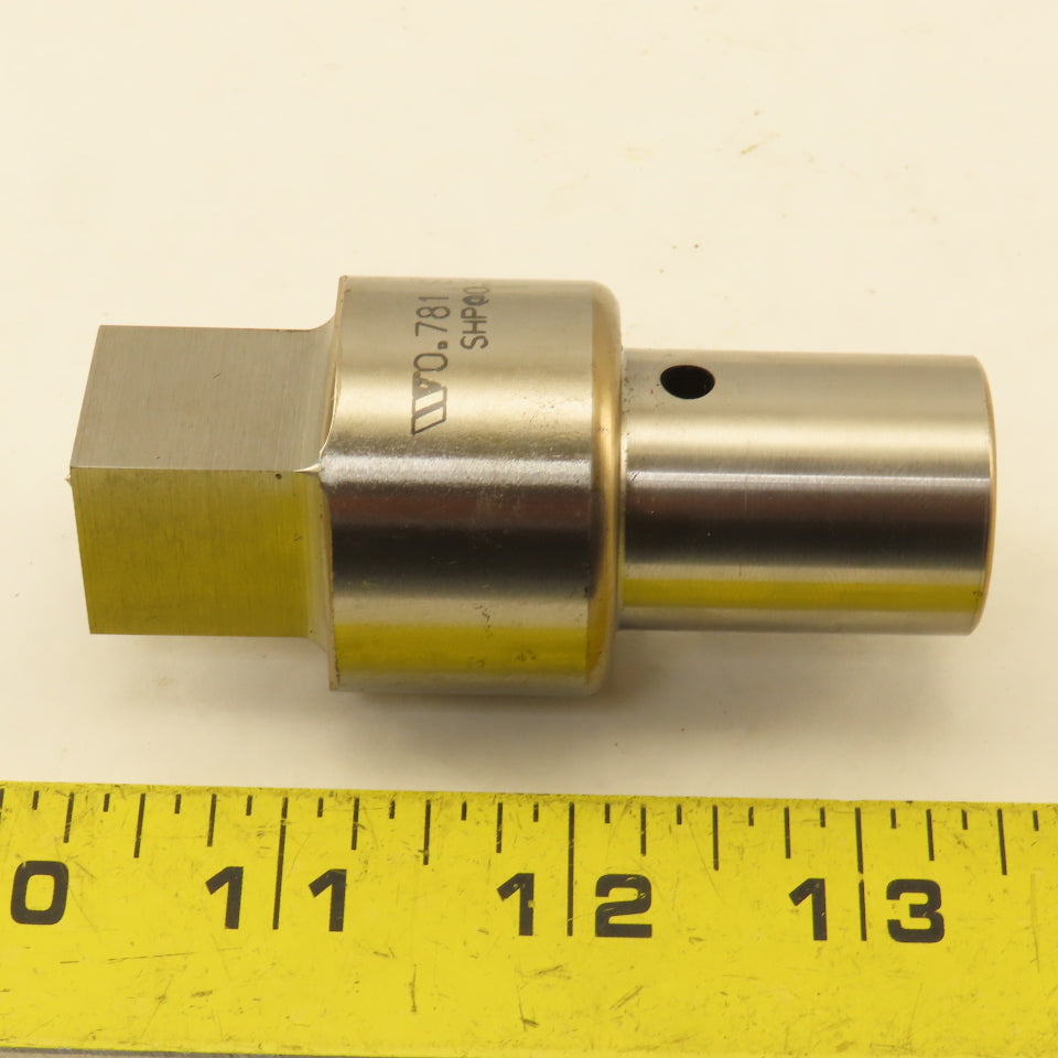 Wilson Tool 0.781 Square Sheet Metal Punch 1" Shank