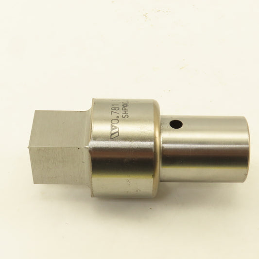 Wilson Tool 0.781 Square Sheet Metal Punch 1" Shank
