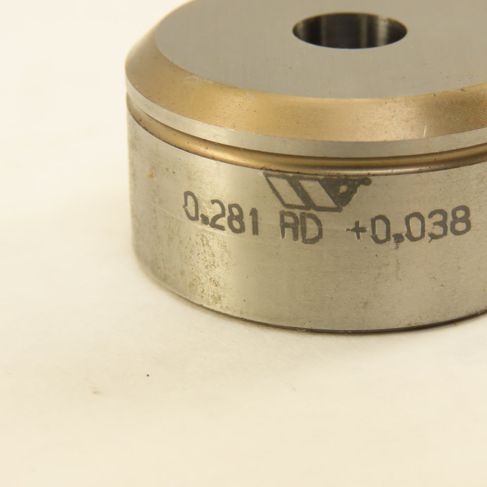 Wilson Tool 0.281" Round +0.038 Sheet Metal Die 1-1/4" OD