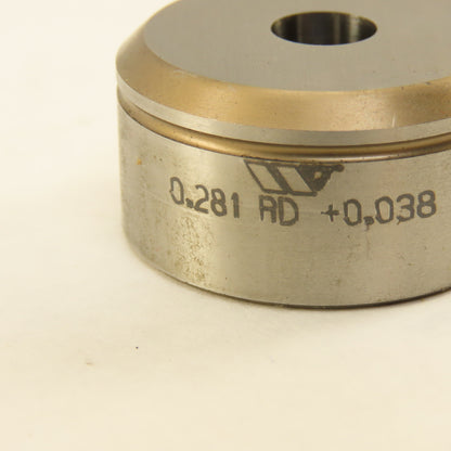 Wilson Tool 0.281" Round +0.038 Sheet Metal Die 1-1/4" OD