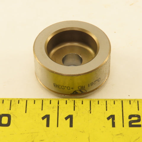 Wilson Tool 0.281" Round +0.038 Sheet Metal Die 1-1/4" OD