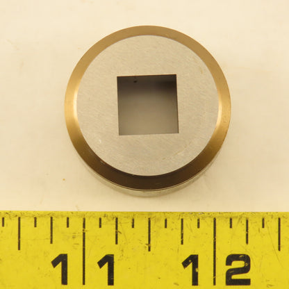 Wilson Tool 0.406" Square +0.038 Sheet Metal Die 1-1/4" OD