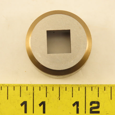 Wilson Tool 0.406" Square +0.038 Sheet Metal Die 1-1/4" OD