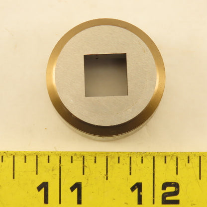 Wilson Tool 0.406" Square +0.038 Sheet Metal Die 1-1/4" OD