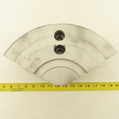 Abbott KTT15P 15" Lathe Aluminum Soft Pie Jaw