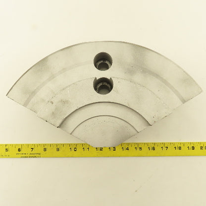 Abbott KTT15P 15" Lathe Aluminum Soft Pie Jaw
