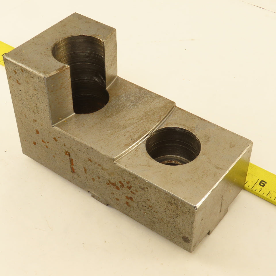 H&R Mfg. Bul SJ 6-1/2" x 3" Wide 3-1/4" Tall Lathe Step Jaw Tongue & Groove