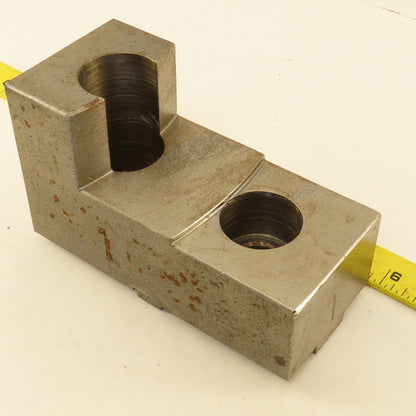 H&R Mfg. Bul SJ 6-1/2" x 3" Wide 3-1/4" Tall Lathe Step Jaw Tongue & Groove