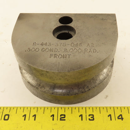 Tube Bender Die 0.500" Cond. 2" Radius