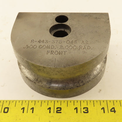 Tube Bender Die 0.500" Cond. 2" Radius