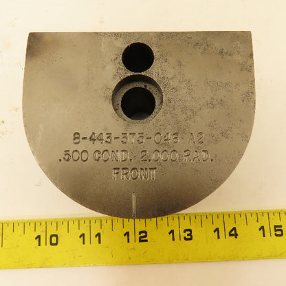 Tube Bender Die 0.500" Cond. 2" Radius