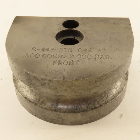 Tube Bender Die 0.500" Cond. 2" Radius