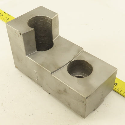 H&R Mfg. Bul SJ 6-1/2" x 3" Wide 3-1/4" Tall Lathe Step Jaw Tongue & Groove