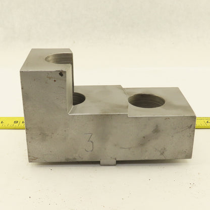 H&R Mfg. Bul SJ 6-1/2" x 3" Wide 3-1/4" Tall Lathe Step Jaw Tongue & Groove