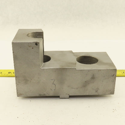 H&R Mfg. Bul SJ 6-1/2" x 3" Wide 3-1/4" Tall Lathe Step Jaw Tongue & Groove