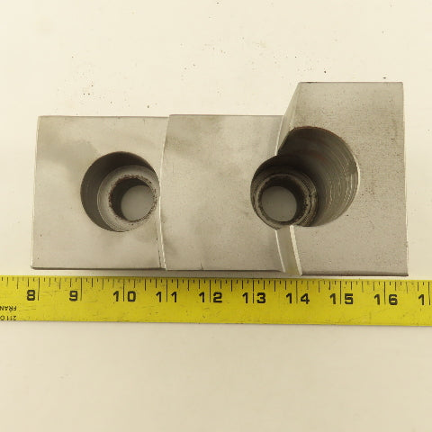 H&R Mfg. Bul SJ 6-1/2" x 3" Wide 3-1/4" Tall Lathe Step Jaw Tongue & Groove