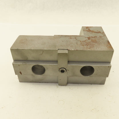 H&R Mfg. Bul SJ 6-1/2" x 3" Wide 3-1/4" Tall Lathe Step Jaw Tongue & Groove