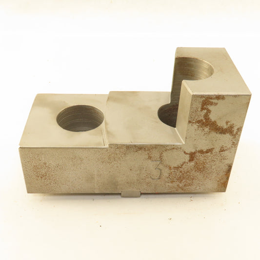 H&R Mfg. Bul SJ 6-1/2" x 3" Wide 3-1/4" Tall Lathe Step Jaw Tongue & Groove