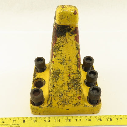 10" x 2" Heavy Duty Cast Iron Hook 6 Bolt Mount