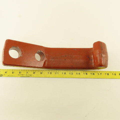 12" x 3" Wide Industrial Drop Forged Iron Hook 2 Bolt Mount