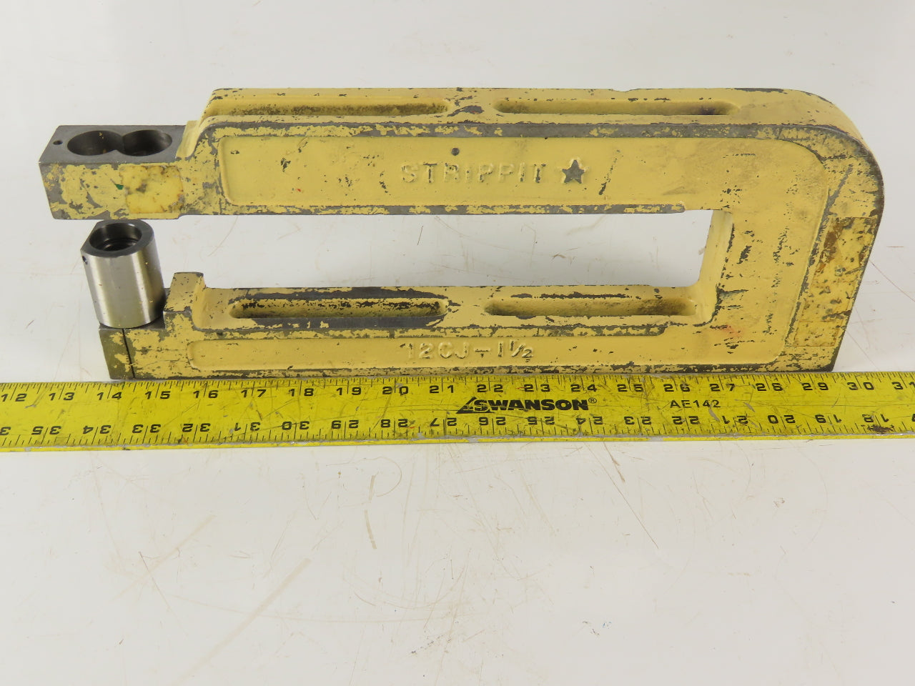 Strippit 12CJ-1-1/2 1-1/2" x 12" Throat C-Frame Punch Die Tooling Press Brake
